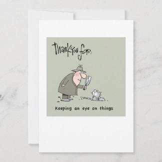 Thank you card for volunteers