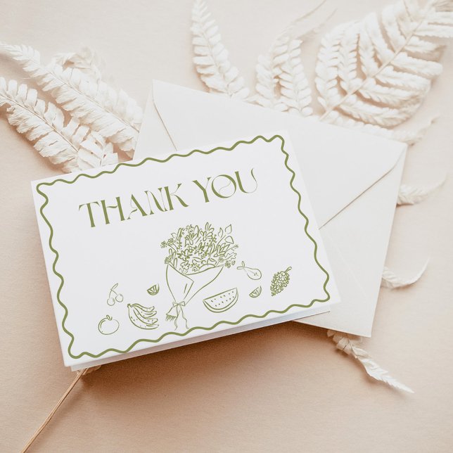 Thank You Card Fresh Off the Market Bridal Shower (Creator Uploaded)
