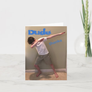 Thank You Card from Teenager