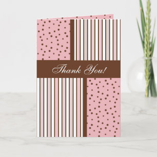 Thank You Card: Funky Chic Collection Card