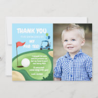 Thank You Card Hole In One Golf Birthday Par-Tee