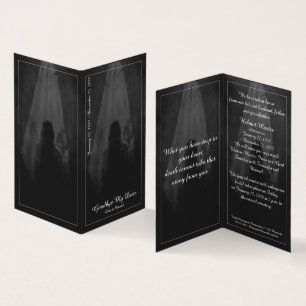 Thank You Card Into the light - goodbye my dear