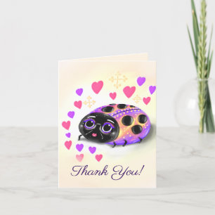 Thank You Card (ladybug)