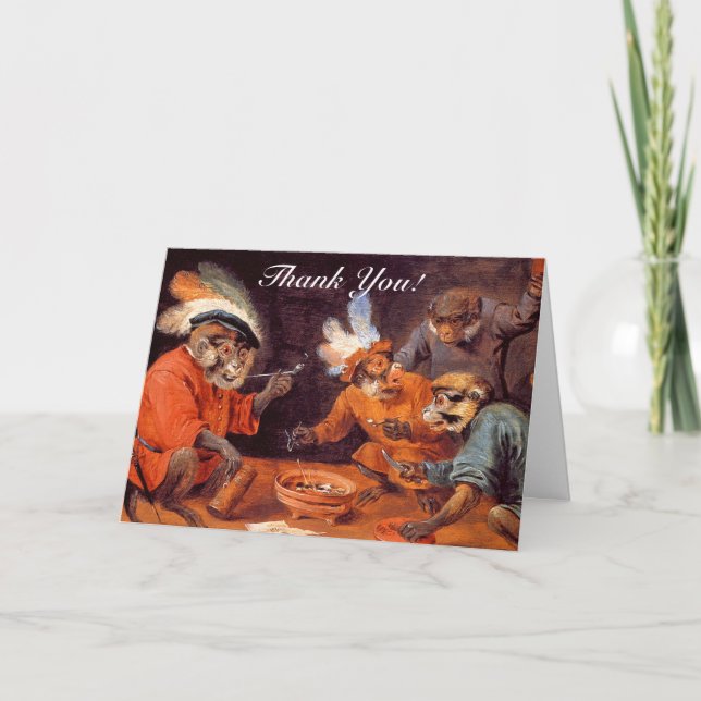 Thank You Card: Monkey Tavern Card (Front)