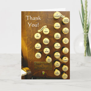 Thank you card - My ideal organ