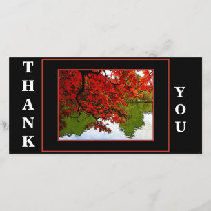 Thank You Card Pack of 10 - Autumn Scene