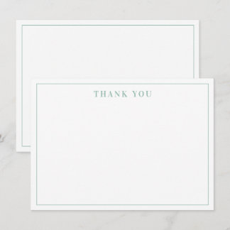 Thank You Card Pink Traditional