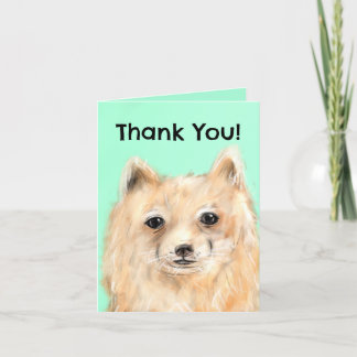 Thank You Card (Pomeranian)