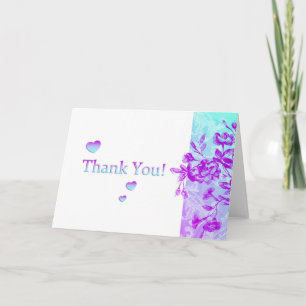 Thank You Card (purple)