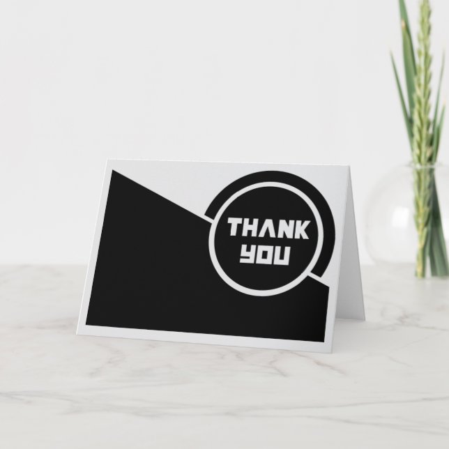 Thank You Card - Russian Constructivism Design (Front)