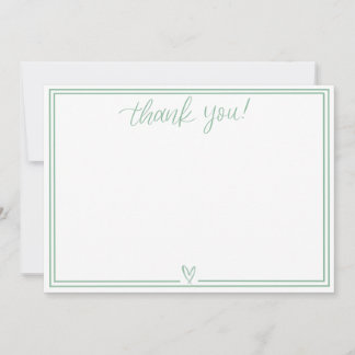 Thank You Card (Sage Green)