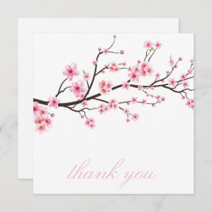 THANK YOU CARD : SAKURA CHERRY BLOSSOMS