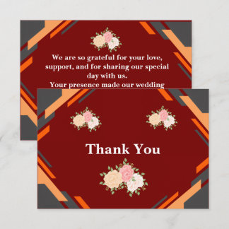 Thank You Card – Simple, Customisable