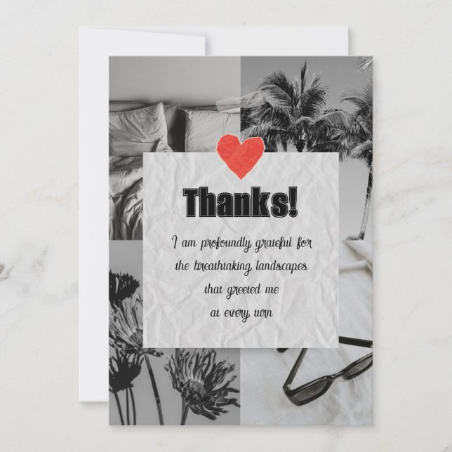 Thank You Card – Small Business - (Front)