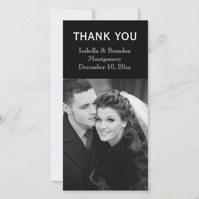 Thank You Card - Time to Drink Champagne (Front)