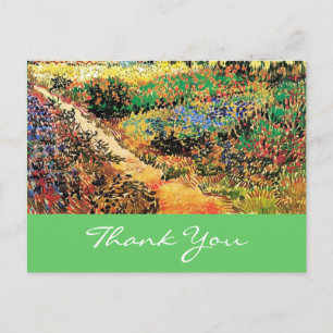 Thank you card. Vincent van Gogh Postcard