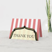 Thank You Card - Vintage Circus