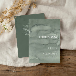 Thank You Card Wedding.