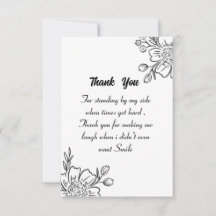 Thank You card With a Beautiful Message