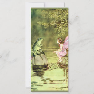 Thank You Card with Fairy and Frog