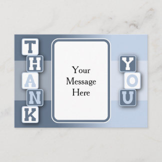 Thank You Card with Text Frame