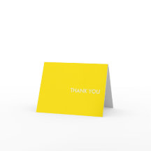 thank you card-"yellow sports car"