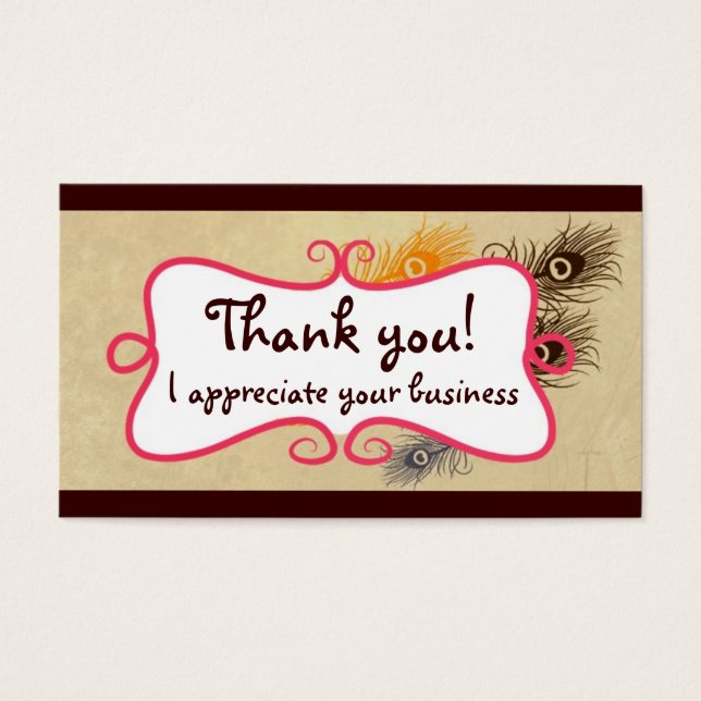Thank you cards (Front)