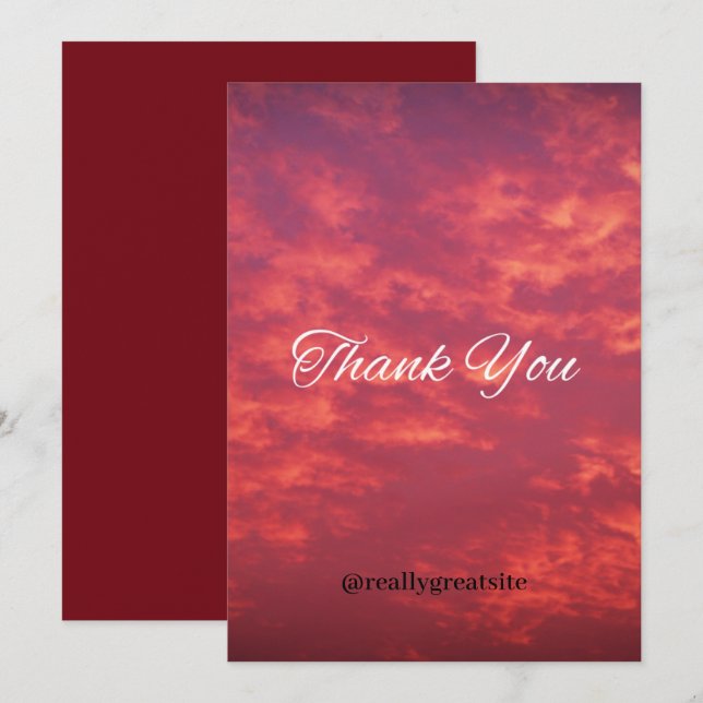 Thank You Cards (Front/Back)