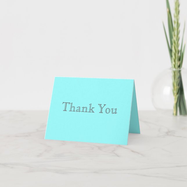 Thank You cards blue (Front)