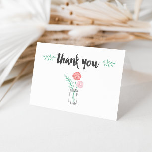 Thank You Cards   Mason Jar