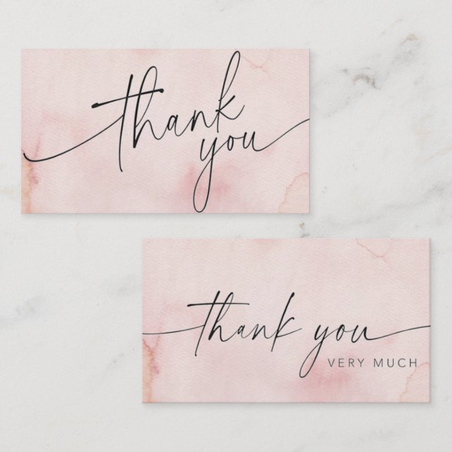 Thank You Cards Professional Looking Graduation (Front/Back)