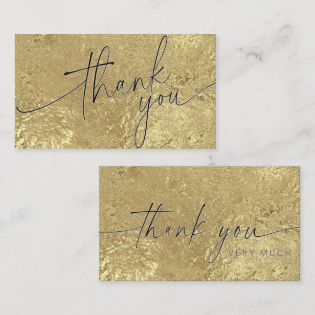 Thank You Cards Professional Looking Graduation (Front/Back)