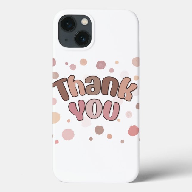 Thank you  Case-Mate iPhone case (Back)