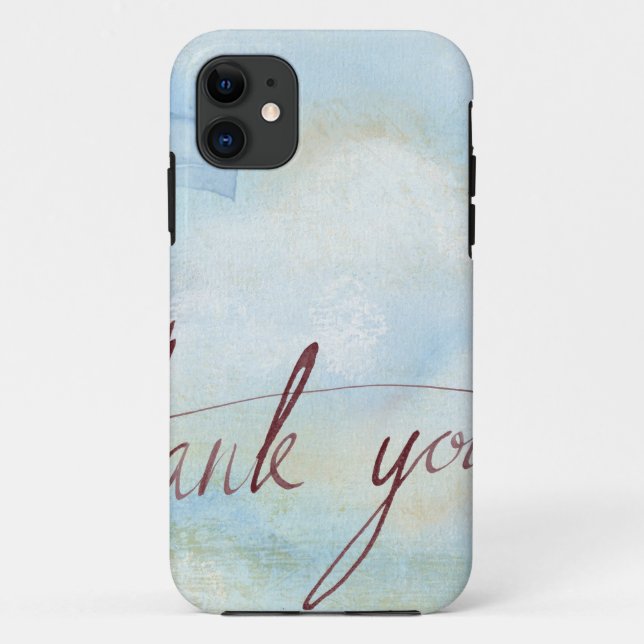 thank you Case-Mate iPhone case (Back)