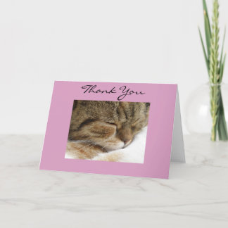 Thank You Cat Card