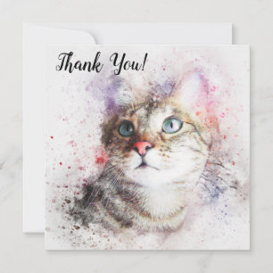 Thank You Cat Card