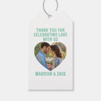 Thank You Celebrating Love PHOTO  Gift Tags