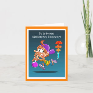 Thank You Chemistry Teacher Funny Card