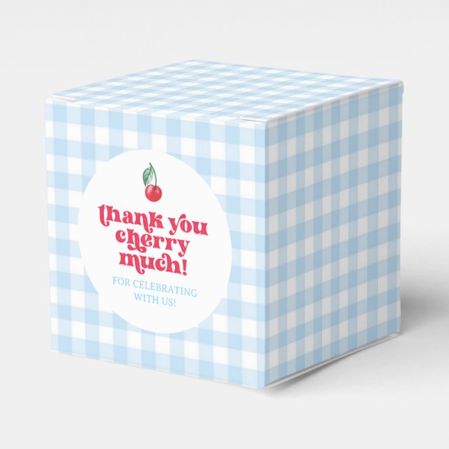 Thank You Cherry Much Favour Boxes (Front Side)