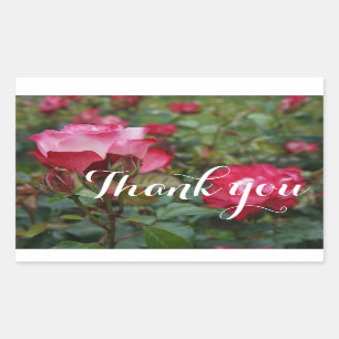 Thank You Cherry Parfait Rose #1 Stickers
