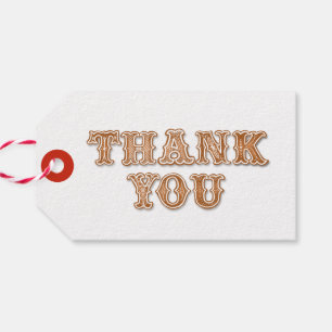 Thank You    Christmas Cookie Gift Tags