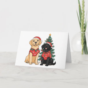 Thank You Christmas Labrador Retriever Dogs