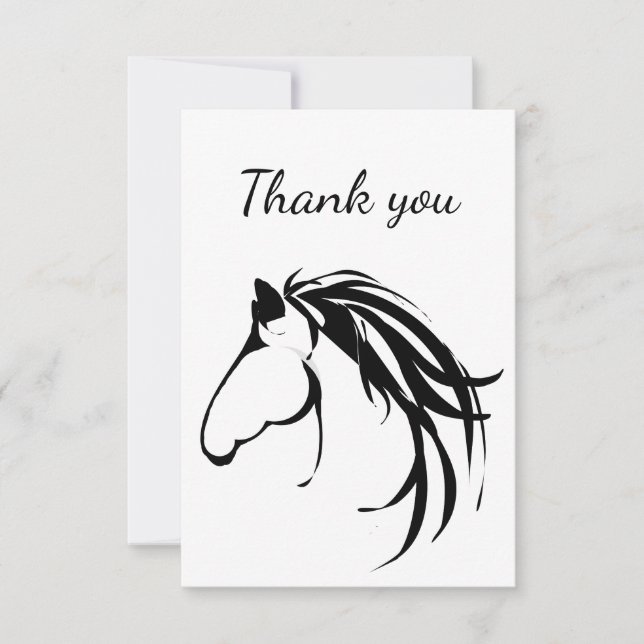 Thank You Classic Horse Farm Animal (Front)