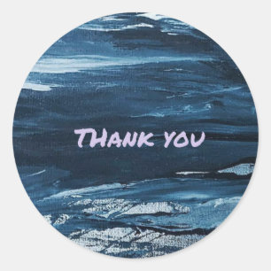 THANK YOU CLASSIC ROUND STICKER