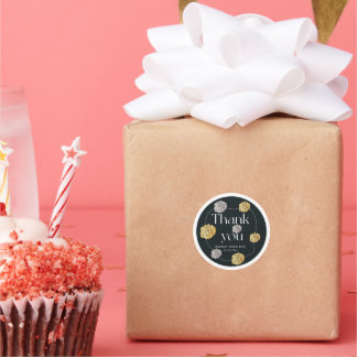 Thank You Classic Round Sticker