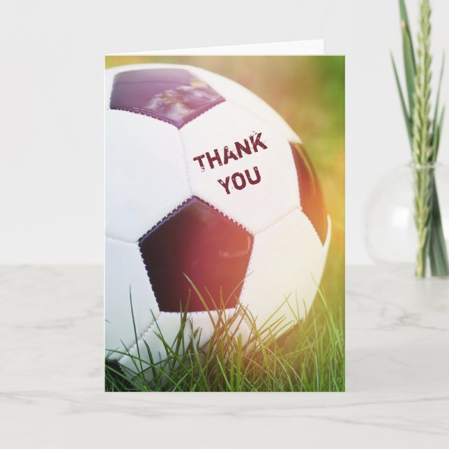 Thank You Classic Soccer Ball (Front)