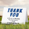 Thank you Coach Card Blue
