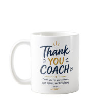 Thank You Coach Mug – Simple Coach Appreciation