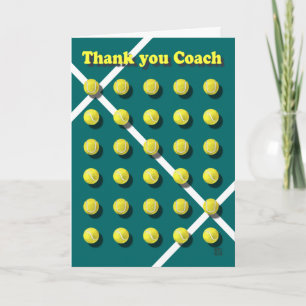 Thank you Coach personalised Card