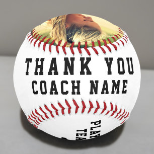 Thank you Coach Team Name Number Photo Softball